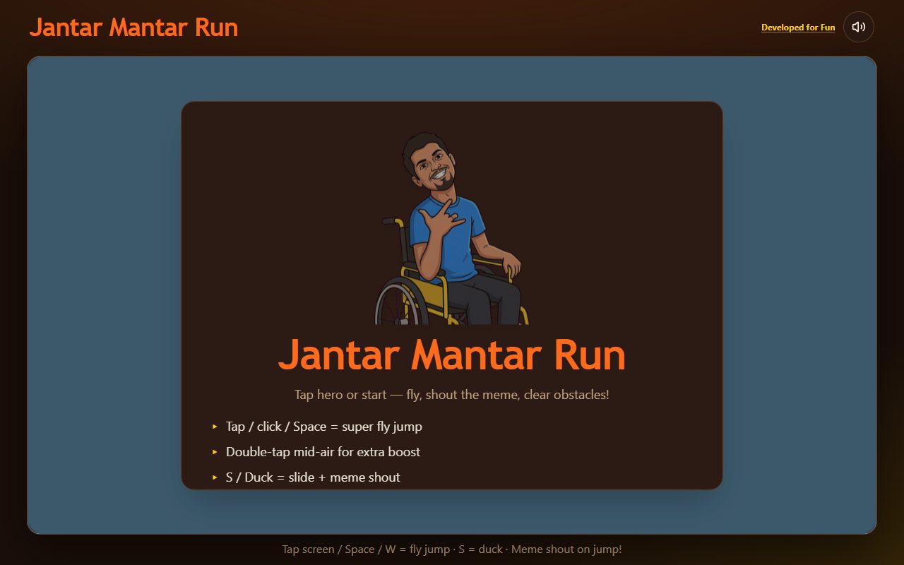 Apunka.ai — Jantar Mantar Run
